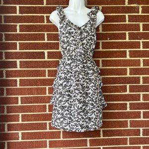 White House Black Market Frilly Tiered Dress
